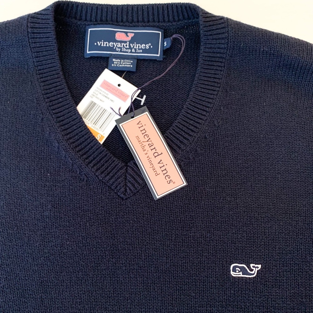 NWT Vineyard Vines Cotton Cashmere Sweater Men S